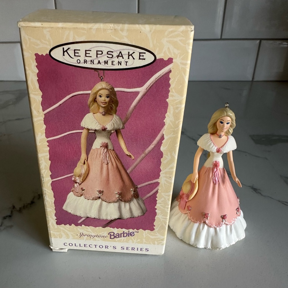 Hallmark 1997 Springtime Barbie Ornament
